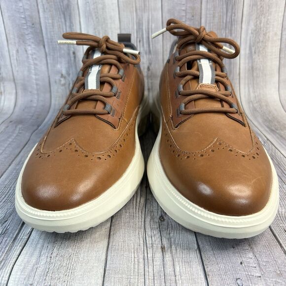 Cole Haan Zerogrand Work from Anywhere Oxford, Wingtip British Tan Men’s 9.5 W - Picture 6 of 11